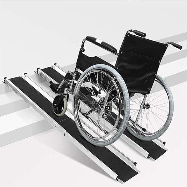 【開封済・未使用】gardhom車椅子用スロープ2本セット　使用高さ8～35cm