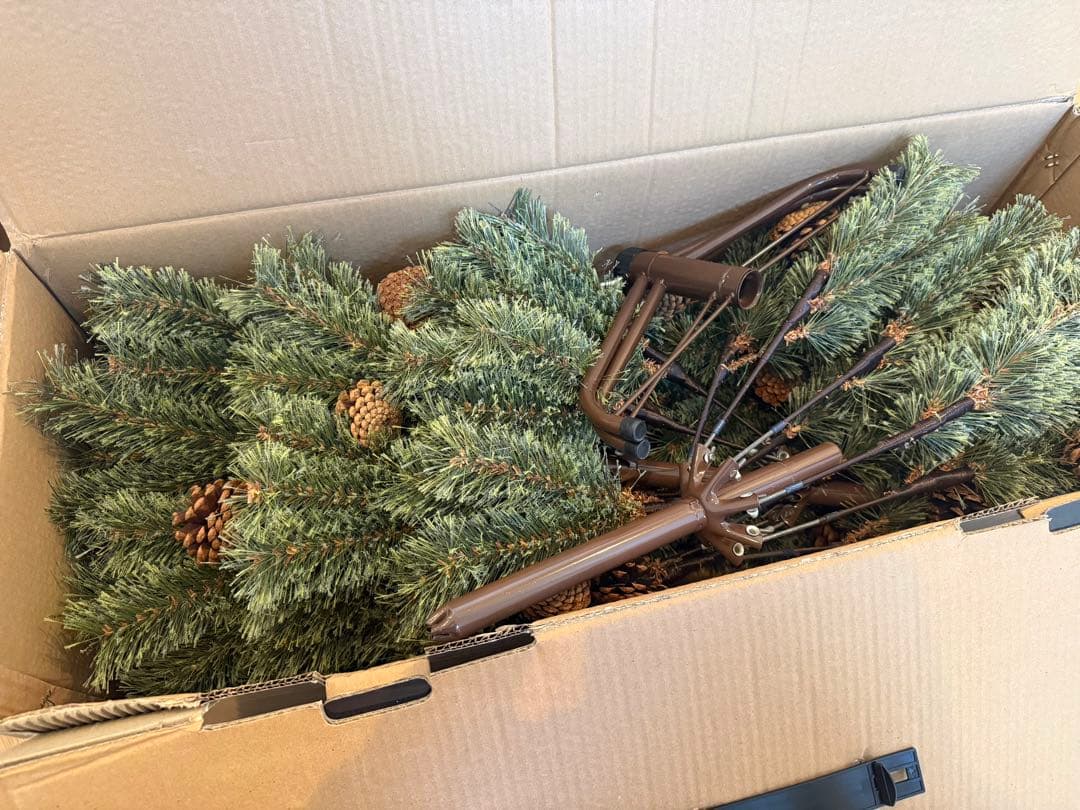 【未使用に近い】Alsace アルザスツリー　150cm クリスマスツリー