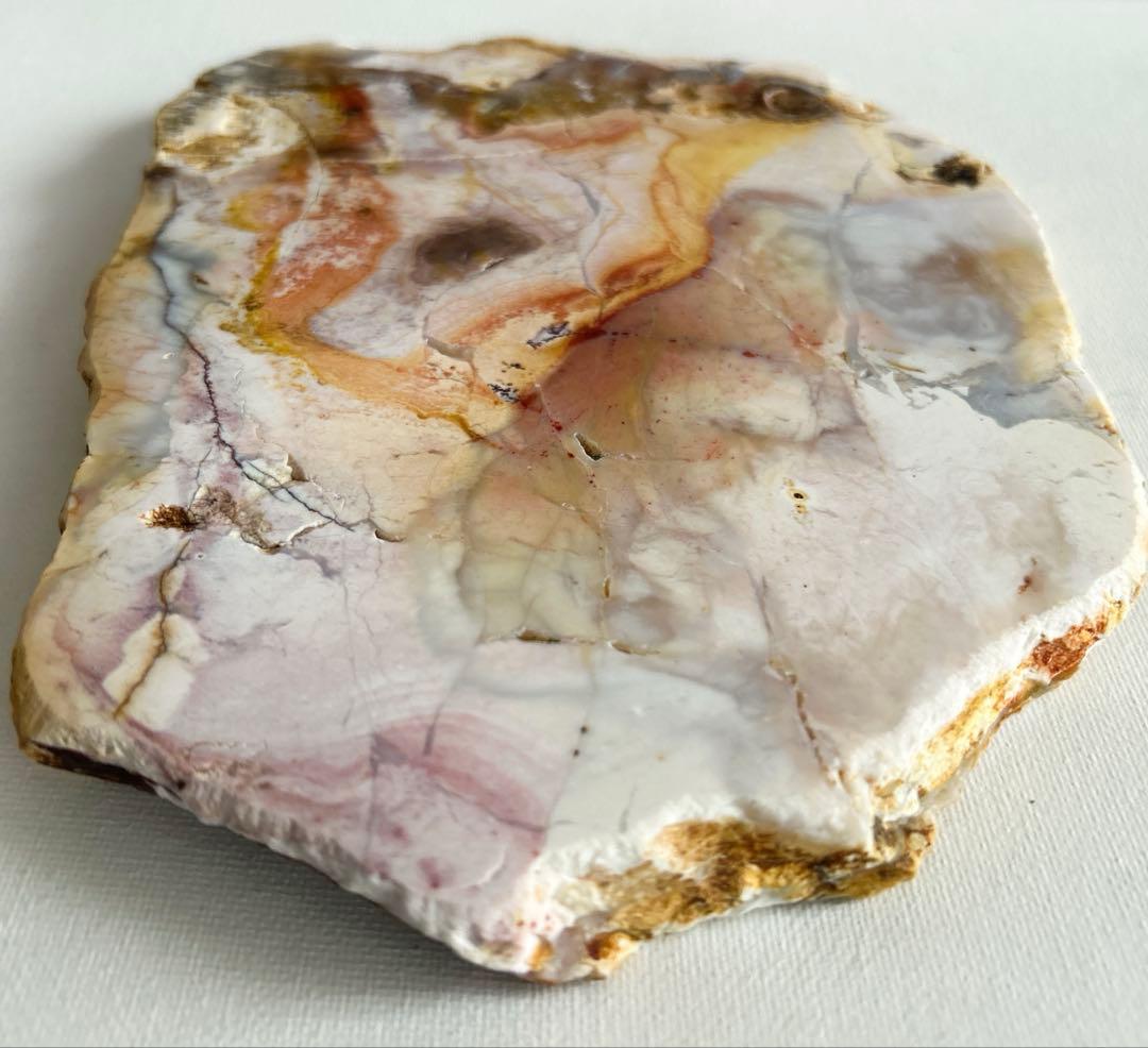 【新品未使用】アゲート　瑪瑙　スラブ　プレート　 約15㎝×20㎝