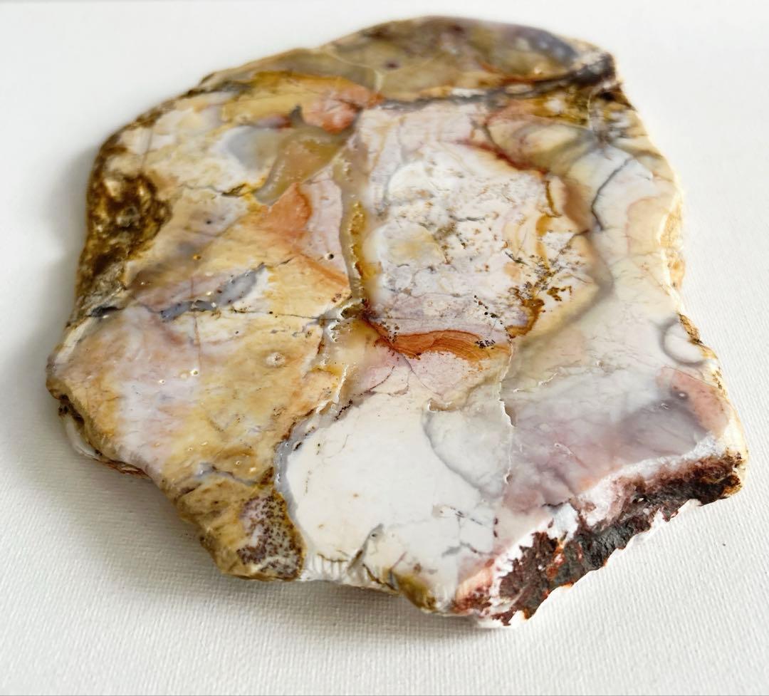 【新品未使用】アゲート　瑪瑙　スラブ　プレート　 約15㎝×20㎝