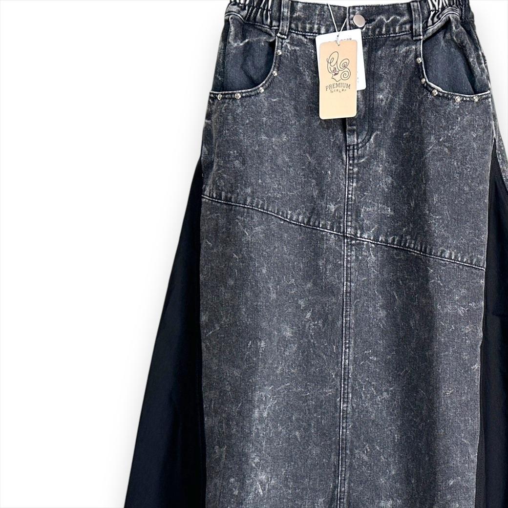 【ScoLar】スカート&バイカラー裏起毛プルオーバー ＆ワンピース３点