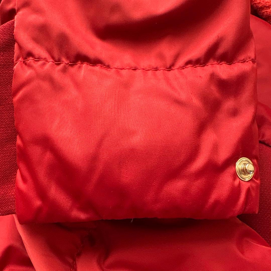 ら*中様 ヘルノ HERNO レッド ダウンジャケット ポーラテック