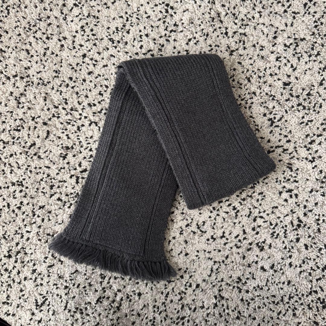 小物 PRADA, 19FW FRINGE MOHAIR MUFFLER