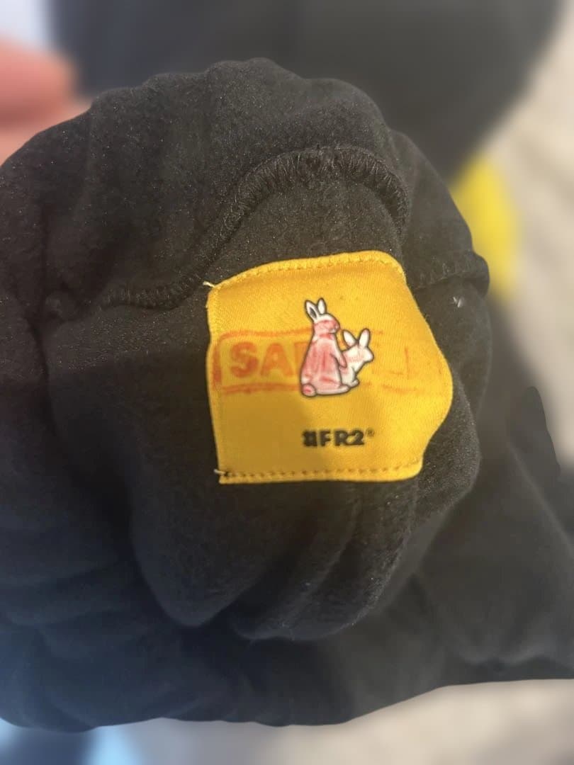 H*0様 FXXKING RABBITS ストリートパンツ 黒/黄