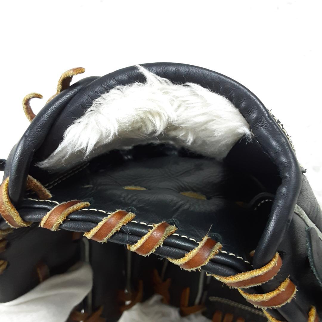 美品◎MIZUNO Global Elite RG 少年軟式内野用グローブ 黒茶