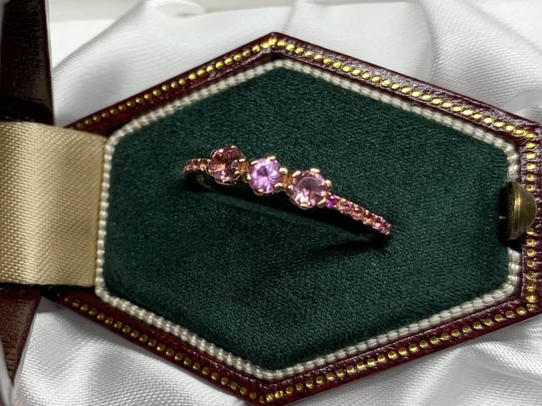 パーセルジュエリー レヴリ リング ピンクサファイア