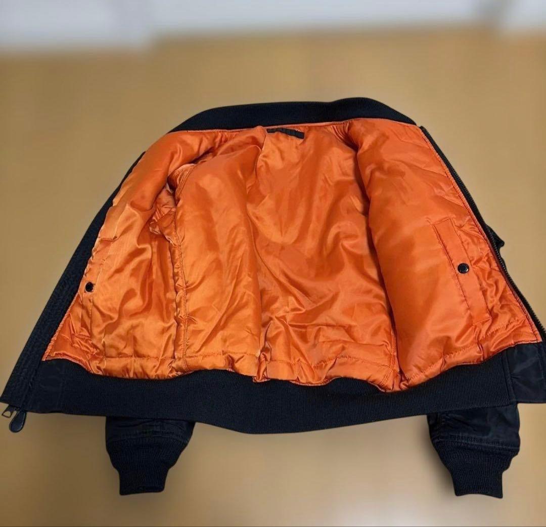 AVIREX MA-1 フライトジャケット ブラック　S