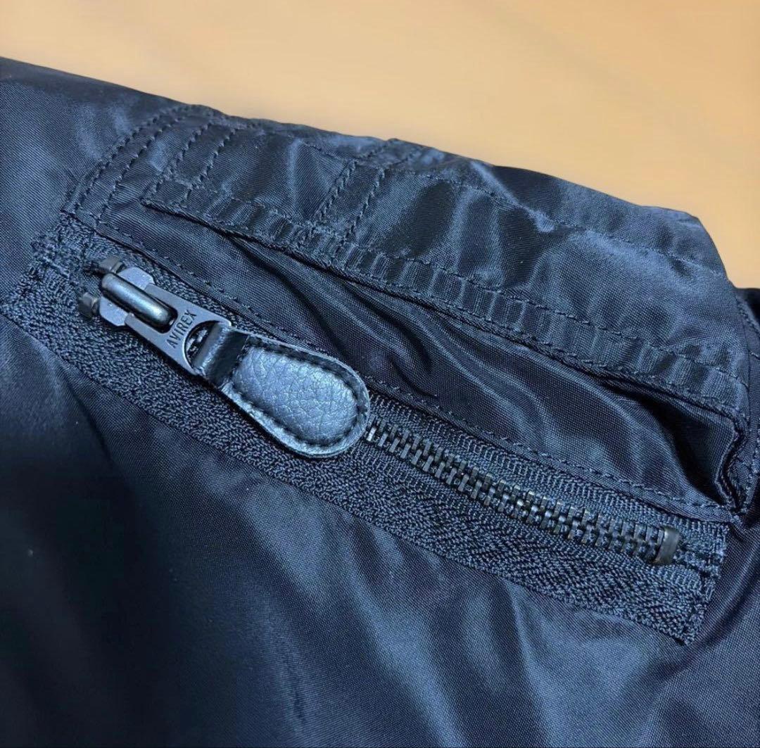 AVIREX MA-1 フライトジャケット ブラック　S