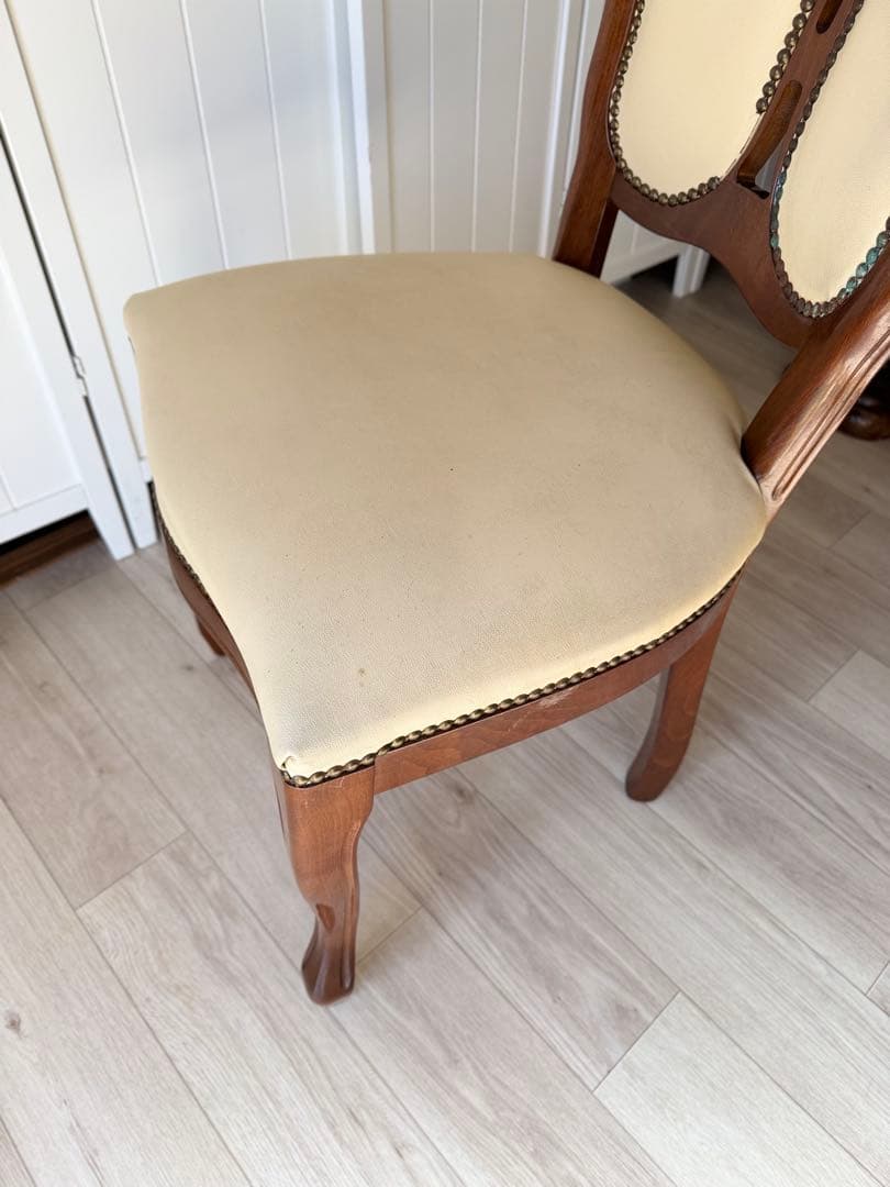 ④サルタレッリ ダイニングチェア 猫脚チェア 1脚　(4脚同時販売)