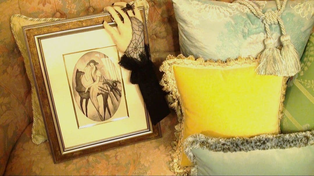 ハロウィン人形 未亡人の魔女の手 2本セット