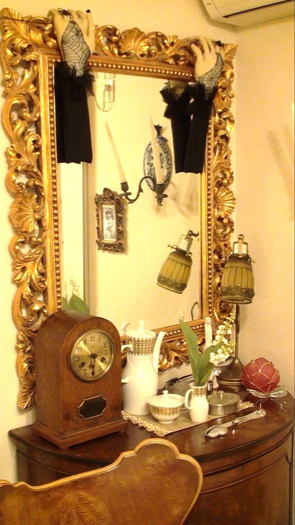 ハロウィン人形 未亡人の魔女の手 2本セット