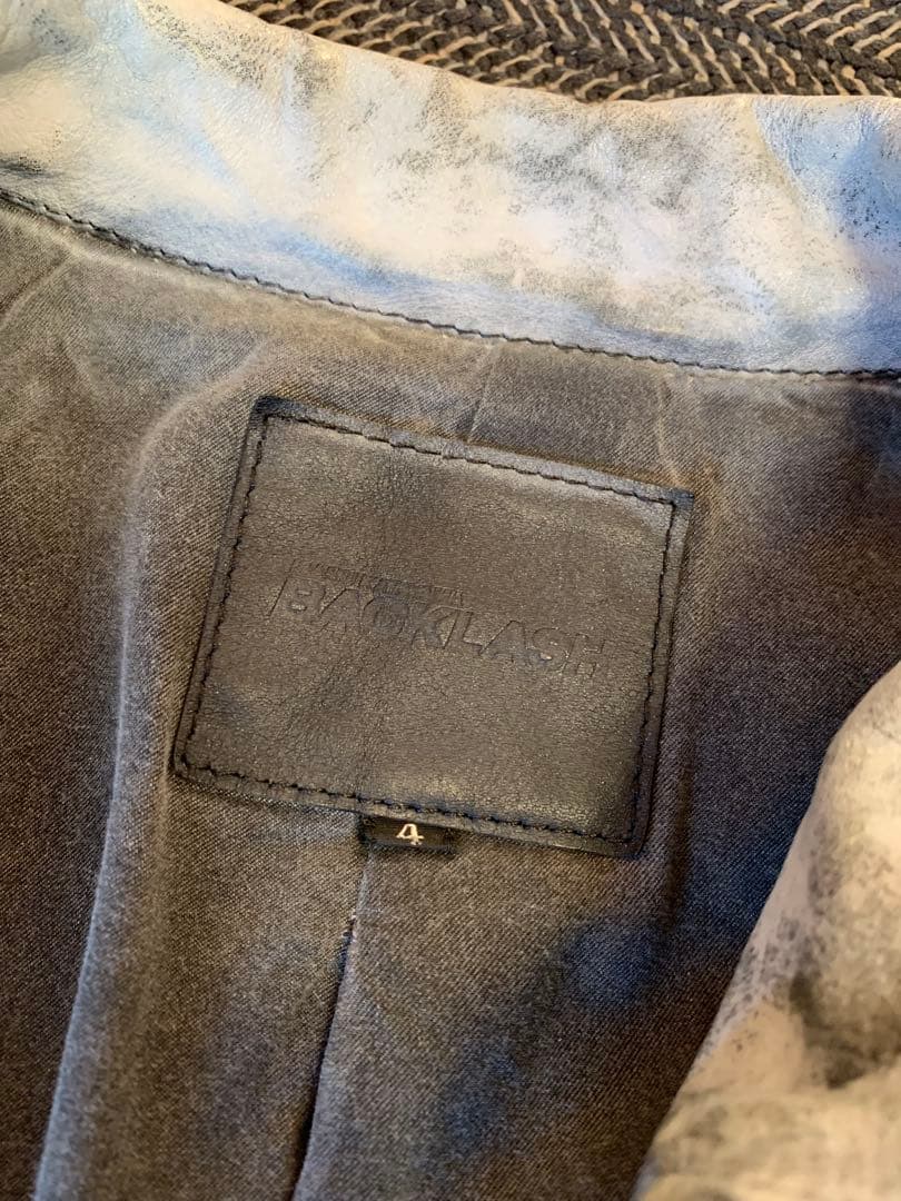 BACKLASH バックラッシュ 1577-01 牛革 シングルライダース XL