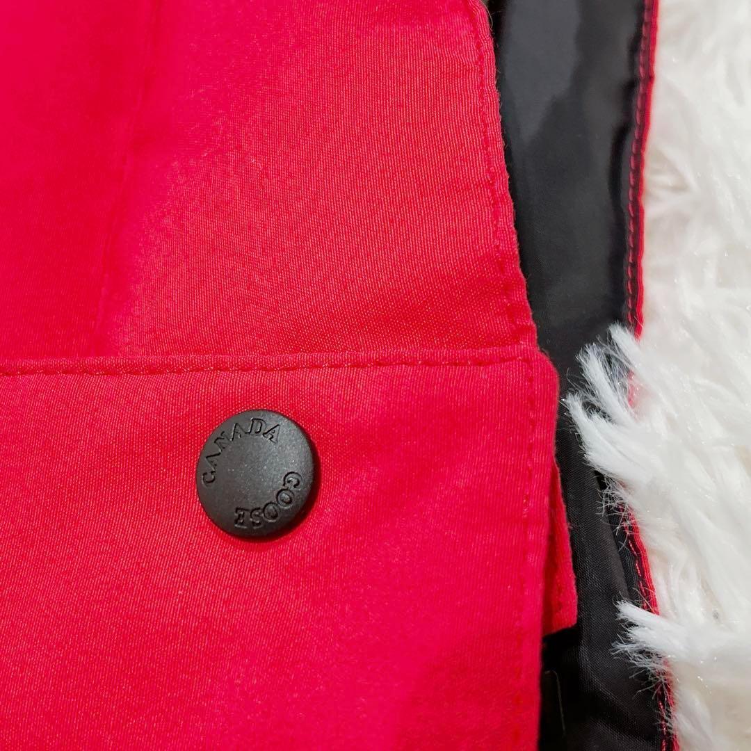 新品タグ付き✨　カナダグース　ダウンベスト　レディース　赤　レッド　S