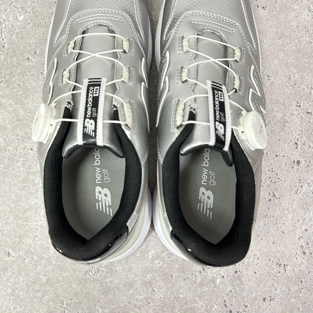 【新品】ニューバランス ゴルフ 996 レディース 24.5 シルバー ボア