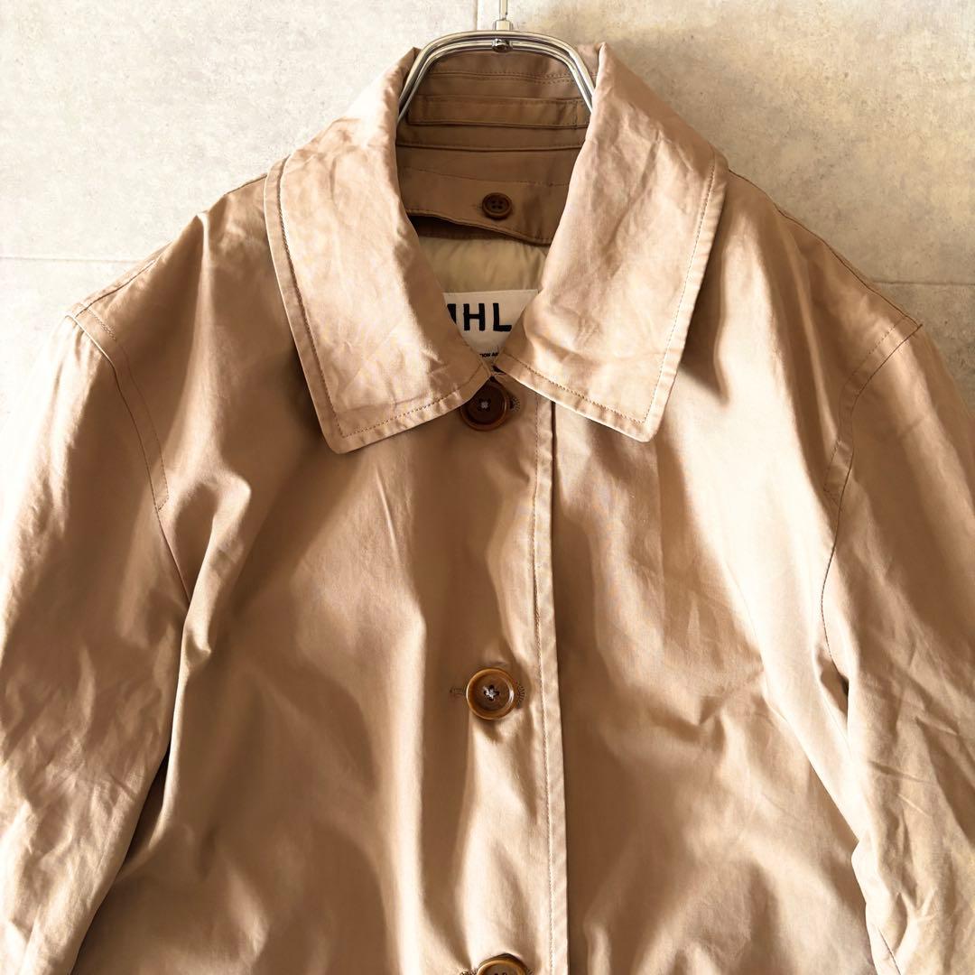 マーガレットハウエル ダウンライナー付き 2wayトレンチコート S ベージュ