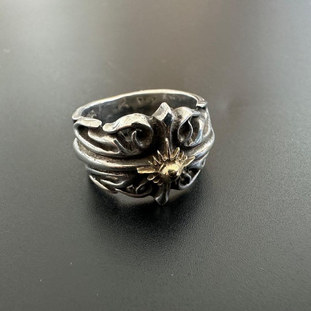 アリゾナフリーダム リング クロスモチーフ k18 19号