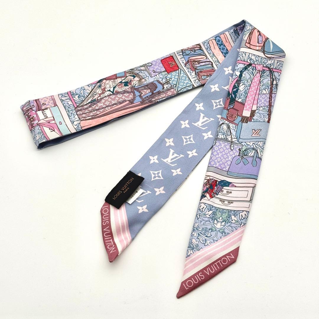 ルイヴィトン バンドーBB プリヴェ ピンク パープル モノグラム シルク