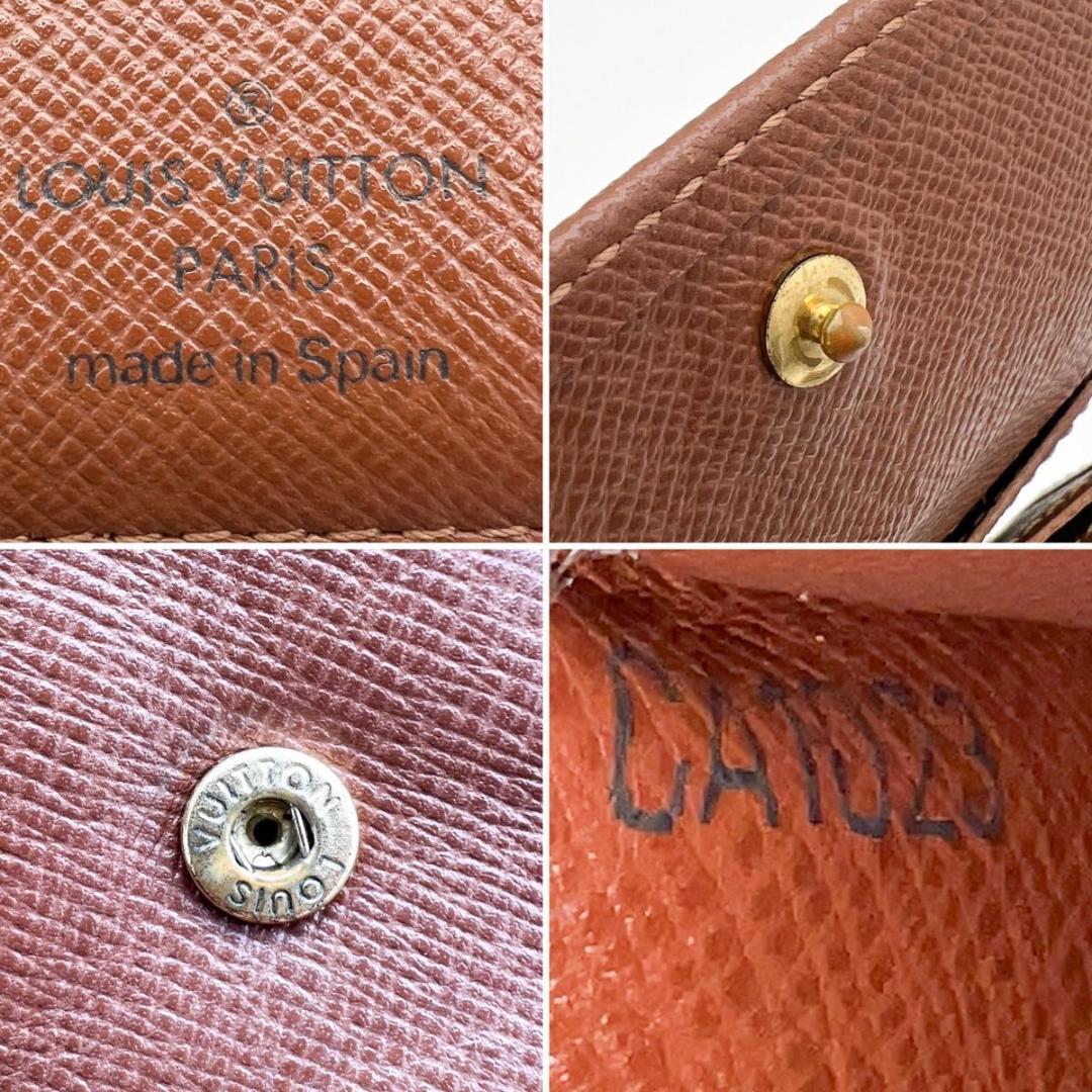 【美品】 ヴィトン モノグラム ポルトフォイユ マルコ 財布 M61665