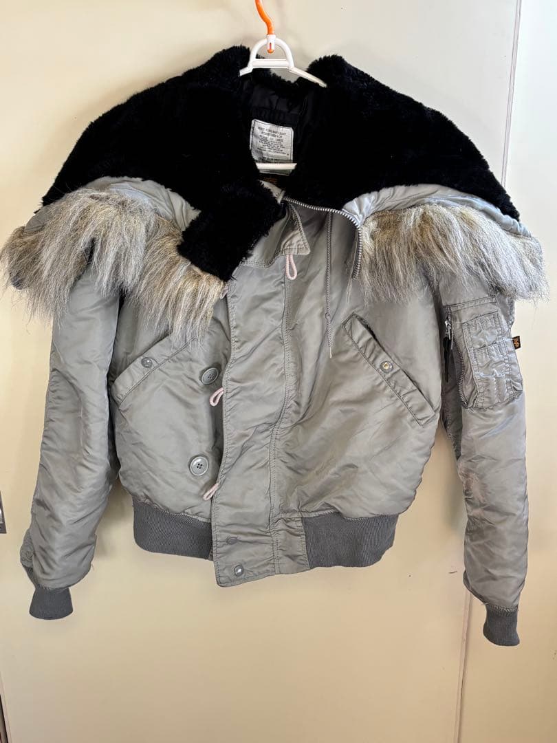 alpha アルファ社 n-2b USA製 90s シルバー L