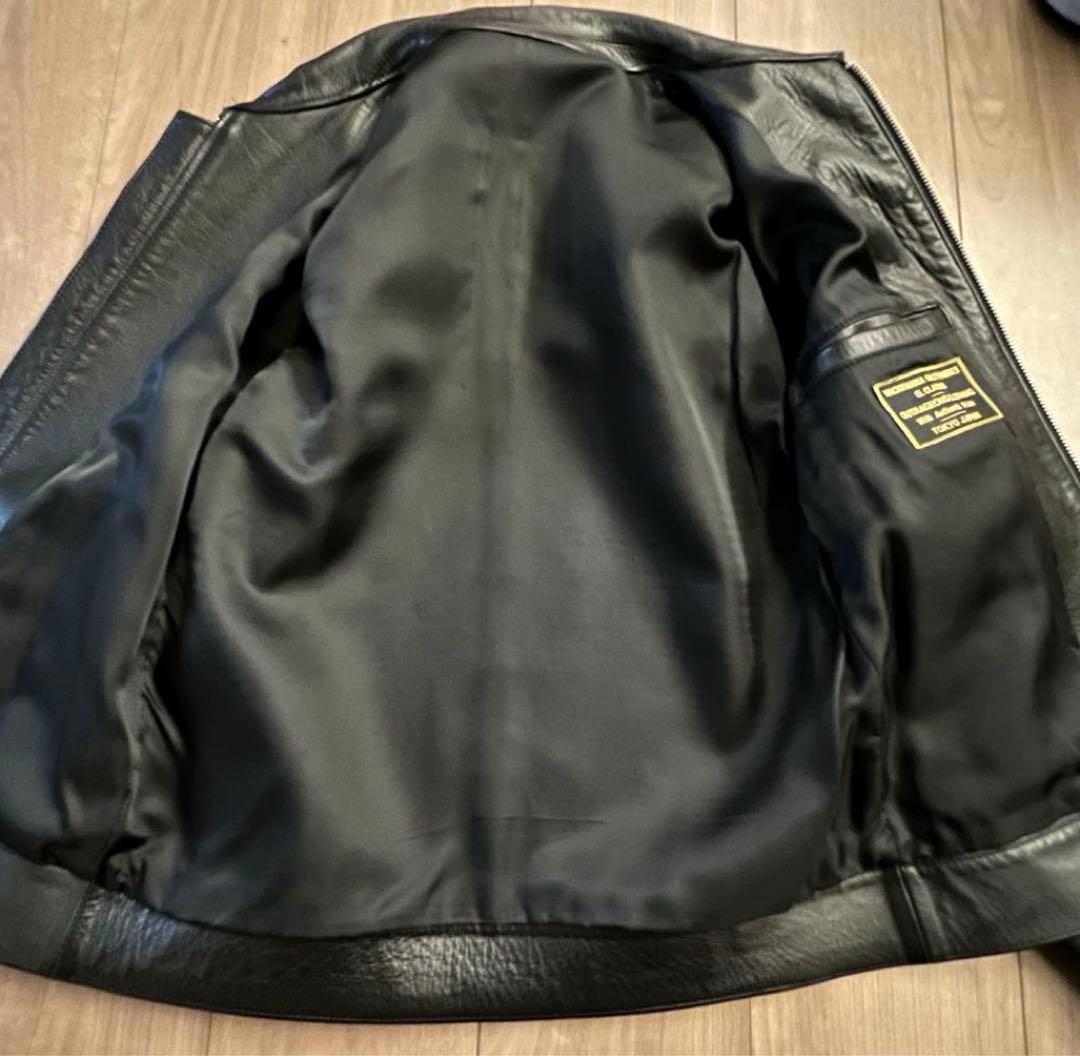 美品WACKO MARIA シングル ライダースジャケット 牛革 本革日本製