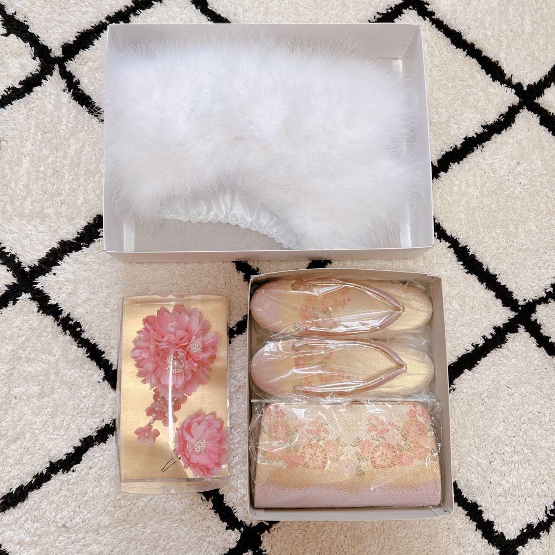 京都きもの友禅　成人式振袖セット　赤