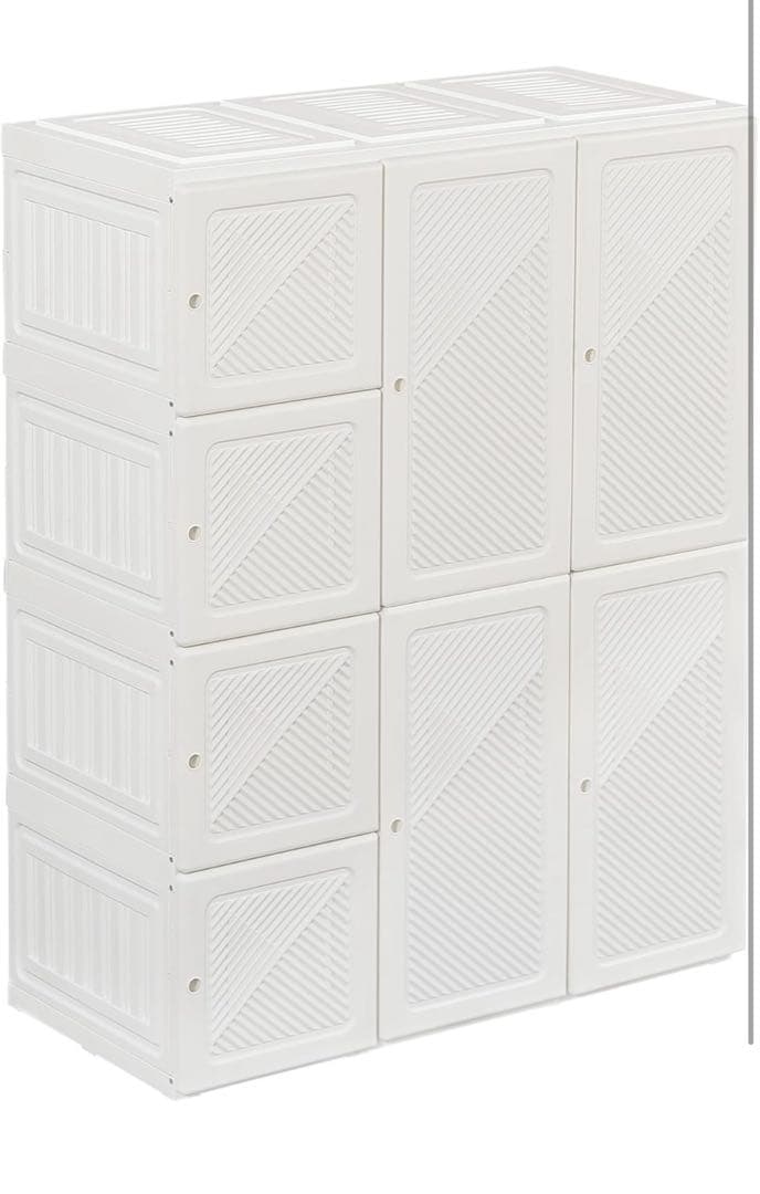 ワードローブ 折りたたみ 大容量収納 クローゼット 扉付き