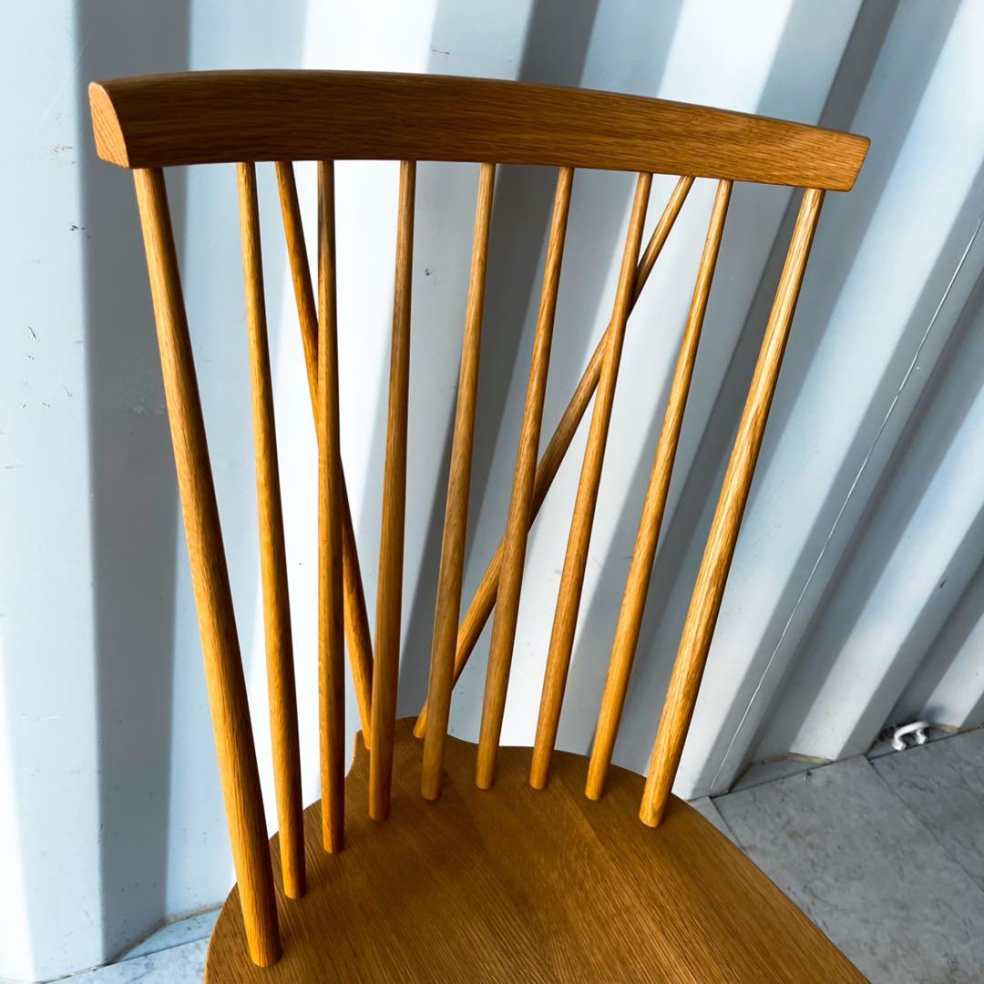 取付無料！飛騨産業 天然木オーク材 ニューマッキンレイ ウィンザーチェア2脚✨