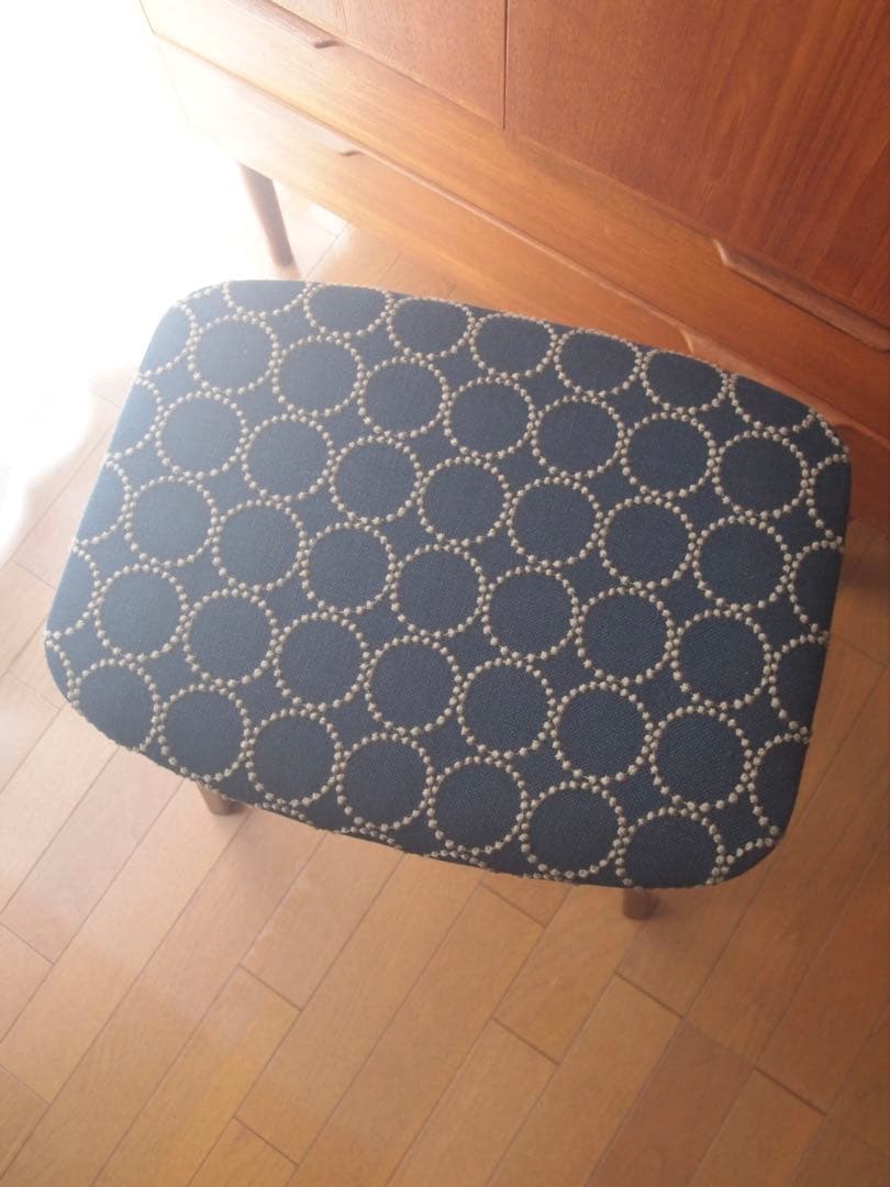 ミナペルホネン 秋田木工 剣持スツールC ハンドメイド タンバリン 生地 チェア