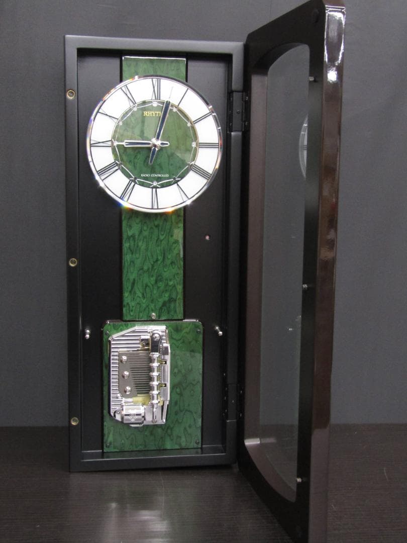 【最終値下】【展示品】リズム時計 ハイグレード掛時計 プライムオルガニートMN