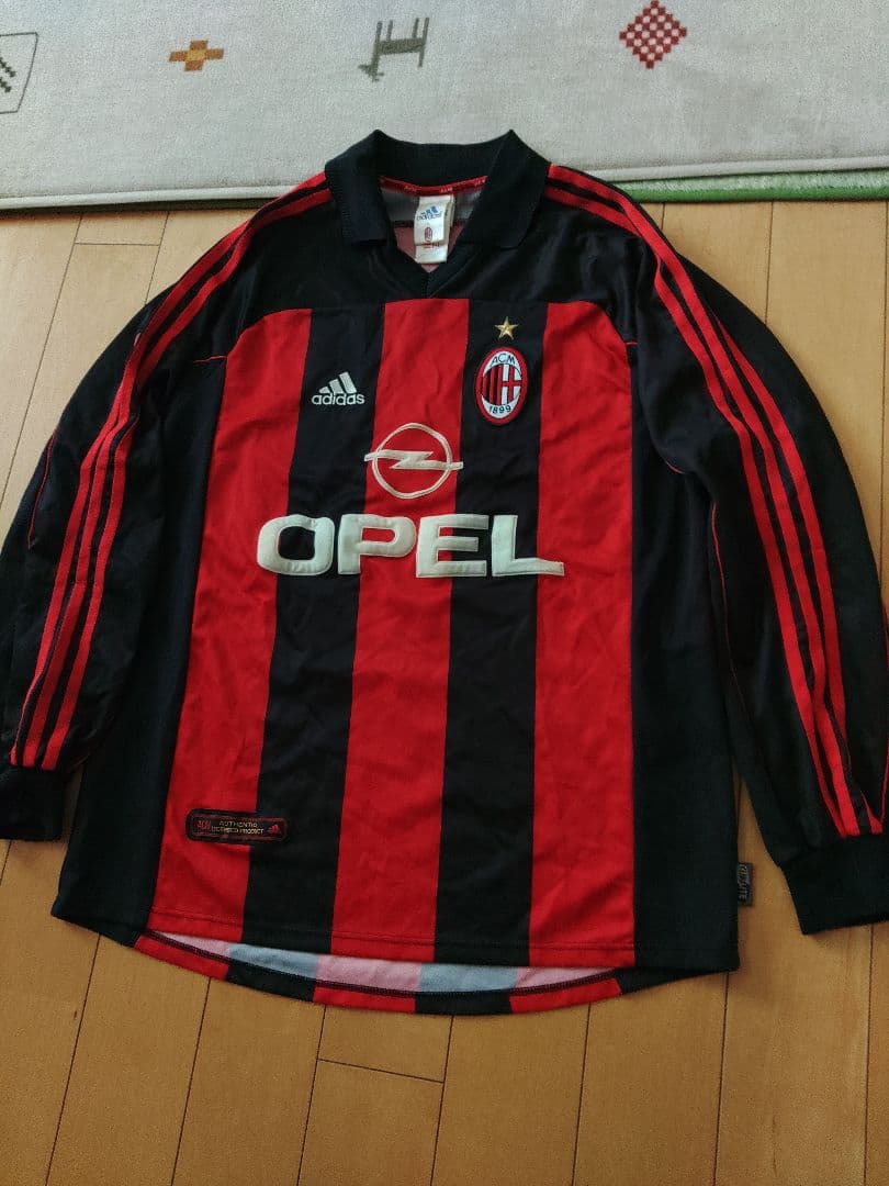 ヴィンテージユニフォーム00/02ミラン長袖ユニフォームOPEL