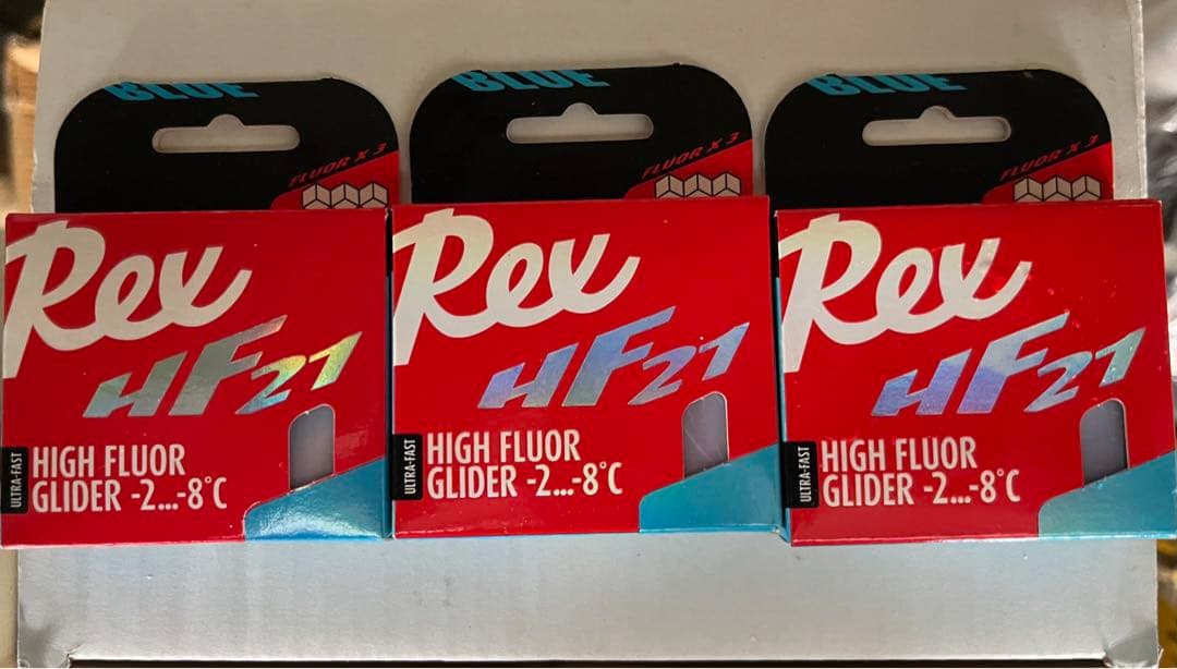 REX wax HF21 クロスカントリースキー ノルディック 3個セット