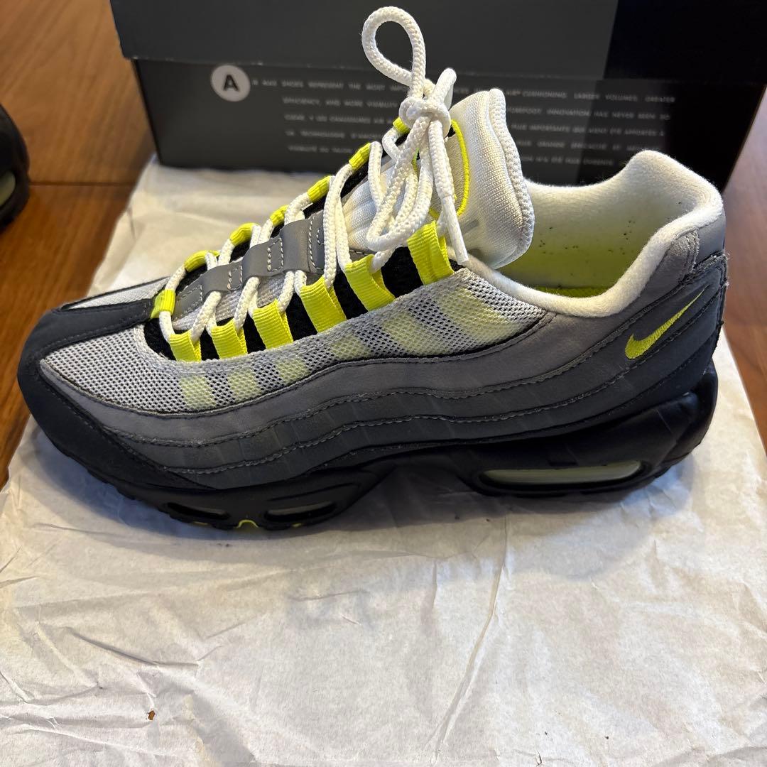靴 Nike Air Max 95 OG Neon Yellow 2020 25cm