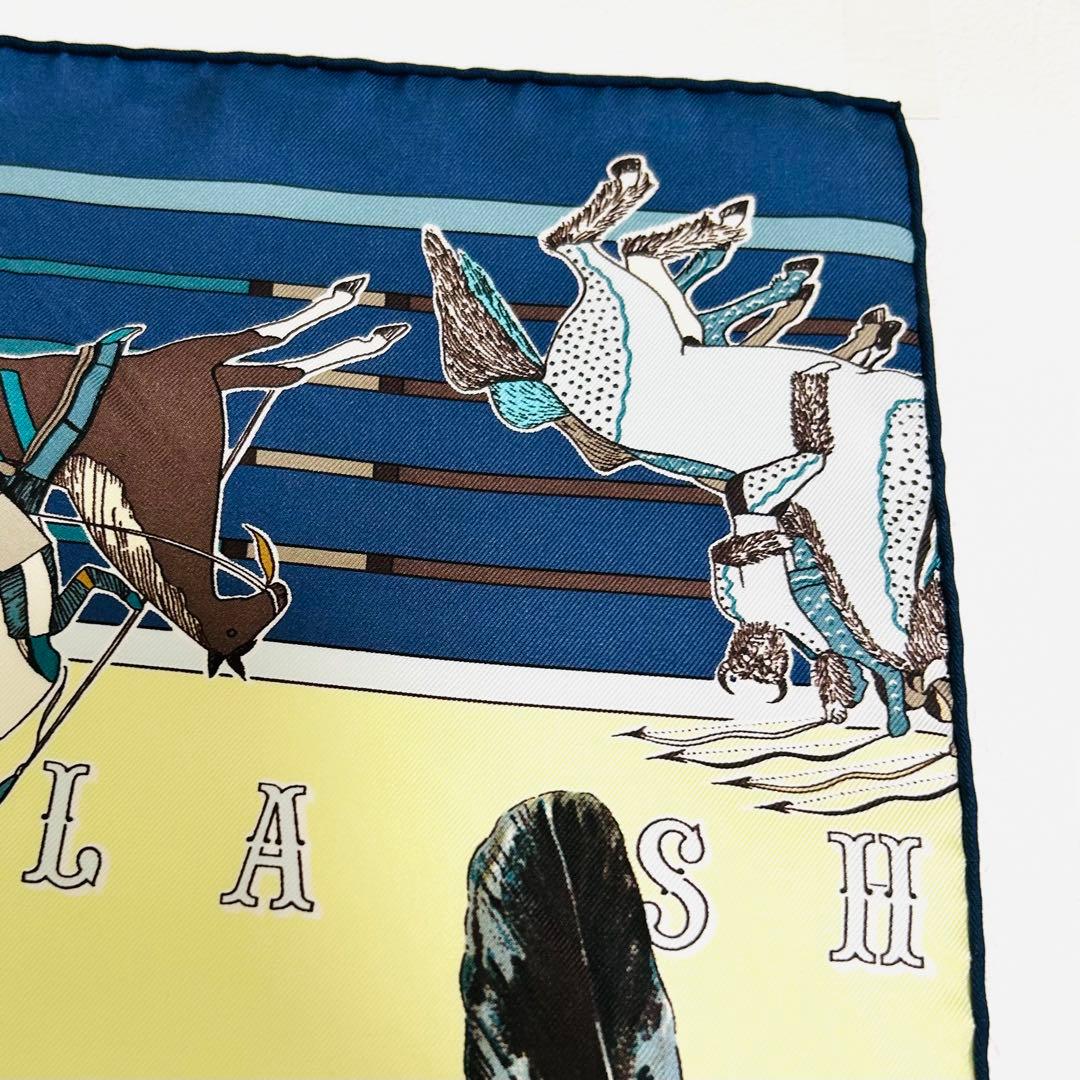 極美品【レア柄】HERMES カレ90　カレからカレへ　パウニー族　王者の虎