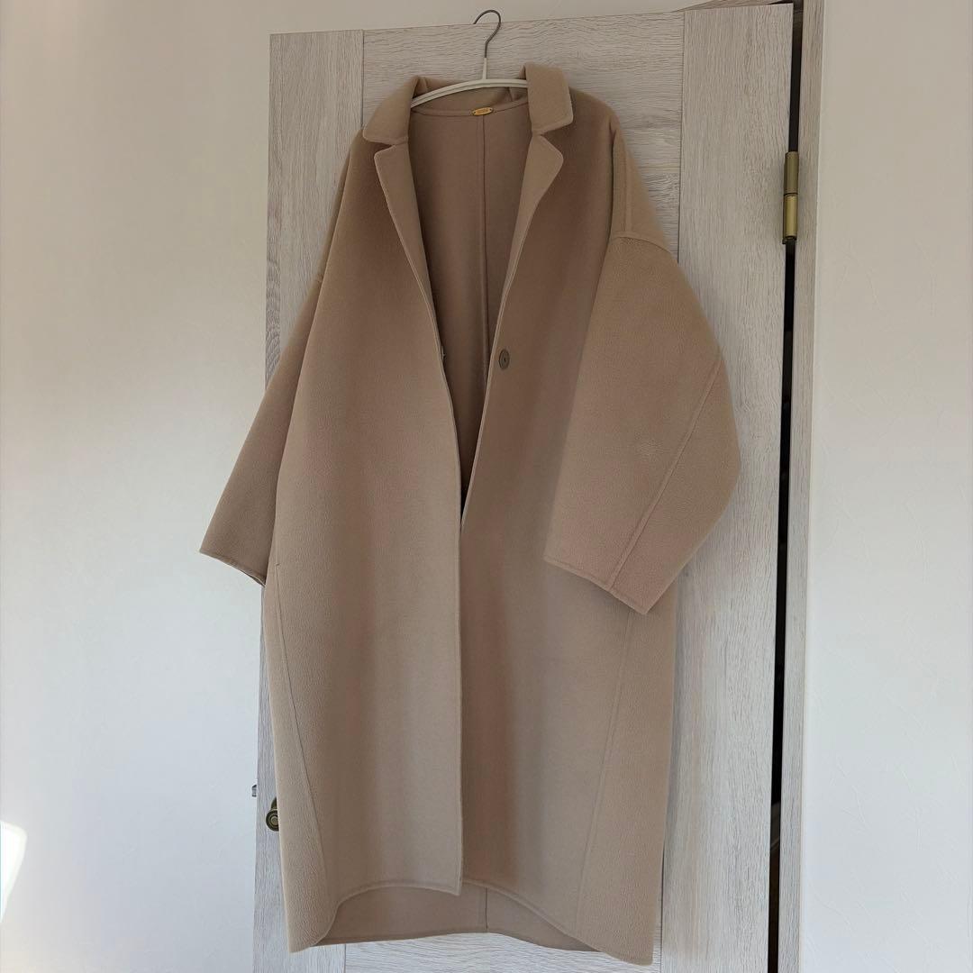 deuxieme classe ウールアンゴラリバーコート