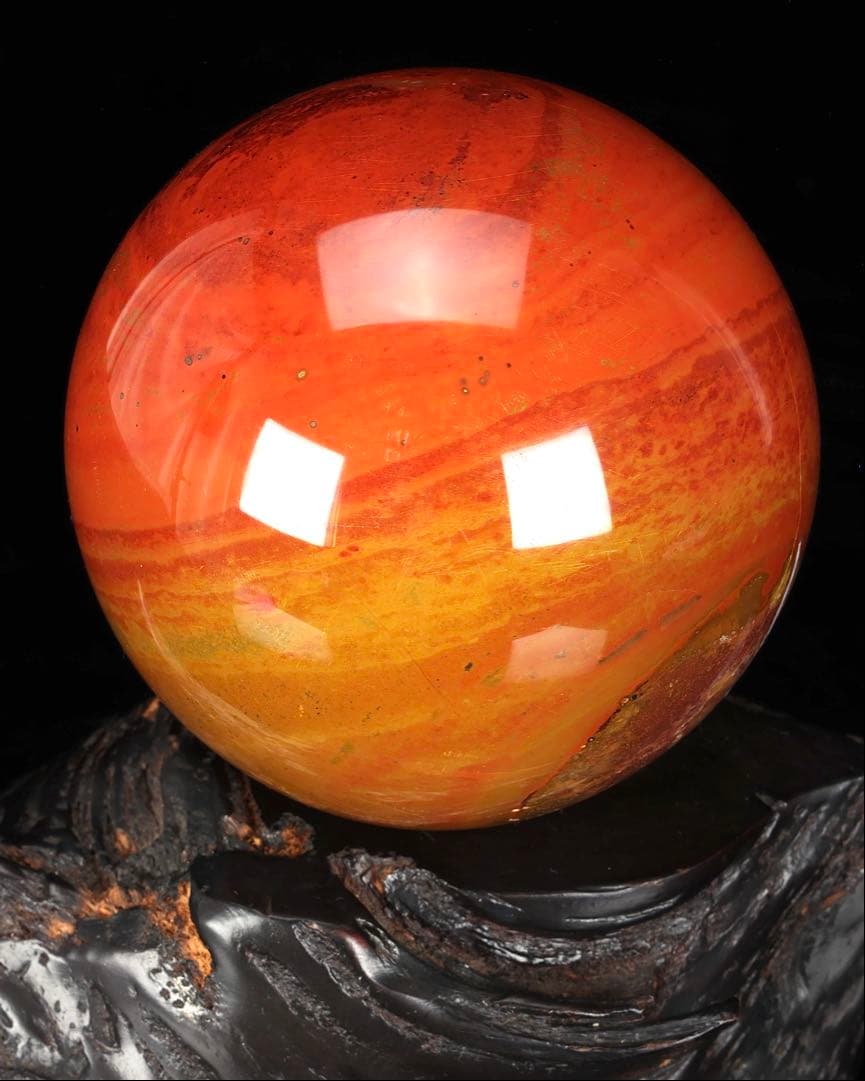 佐渡 赤玉石 玉 錦紅石 赤玉 赤石 原石 自然石 盆石 鑑賞石 水石 台座付