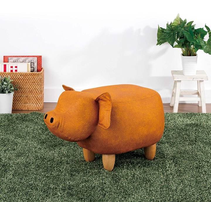 座れる ぬいぐるみスツール ぶたさん 送料無料★