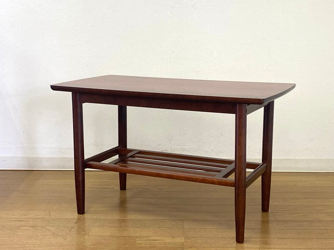 美品 ビンテージ カリモク デコラトップ センターテーブル サイドテーブル