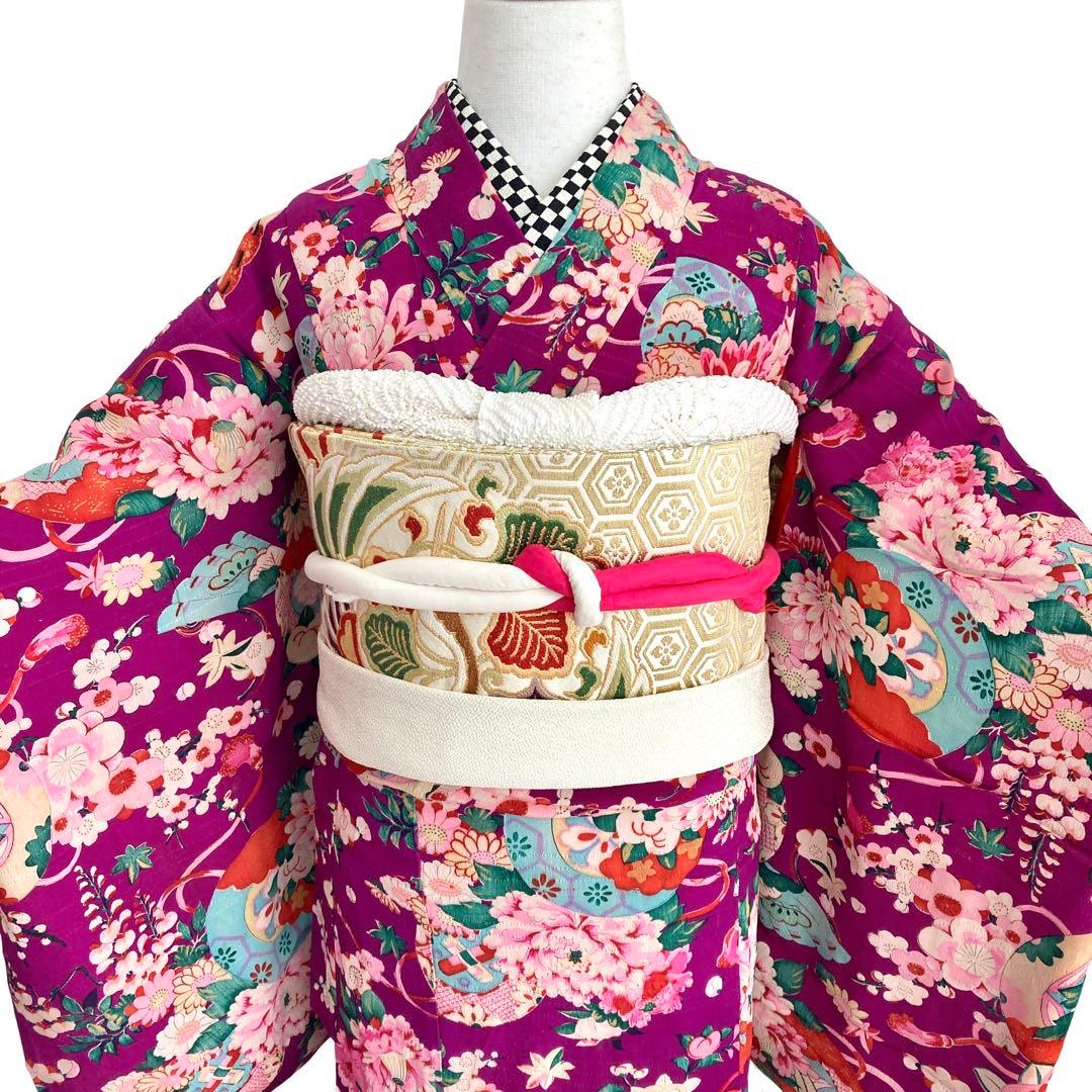 アンティーク　女の子　子供着物　七五三　アンティーク着物　NO6