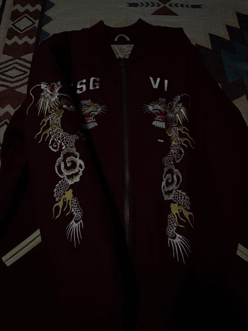 B*3様 AVIREX スカジャン 刺繍 虎 スタジャン アメカジ 2000of