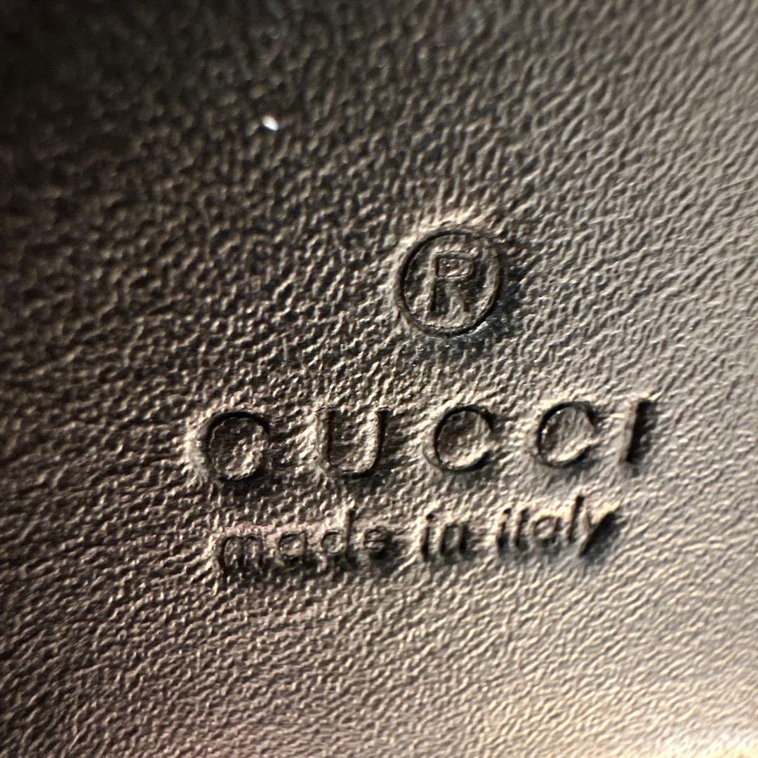 GUCCI グッチ GG柄 金の蜂 Bee 二つ折り 小さめ財布 ベージュ系