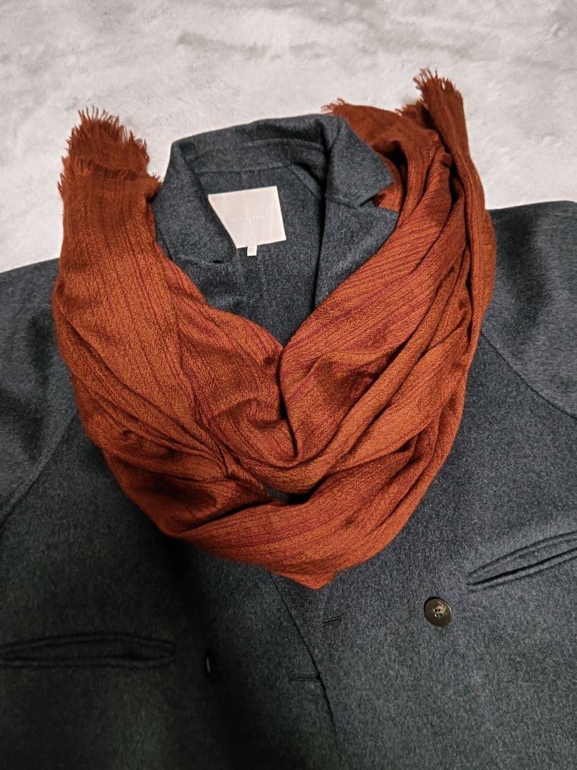 エルメス　レア　大判 カシミアショール　美品