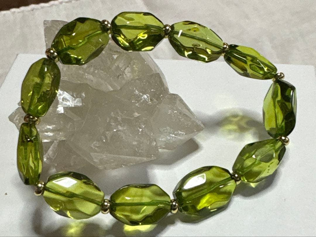 琥珀ブレスレット　アンバーブレスレット