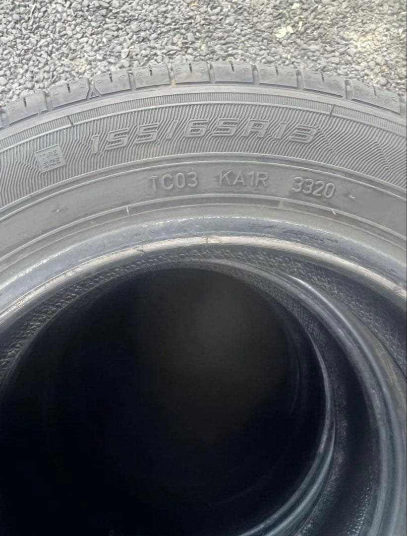 勘*吉様 155/65R13, グッドイヤー,2020年,4本