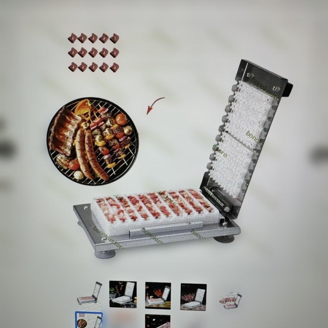 焼鳥　BBQ に！牛　豚　鶏　など串刺し機