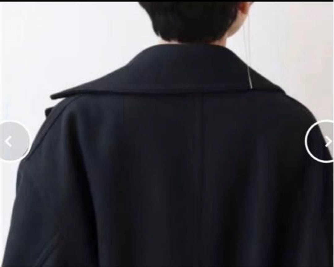 オーバーサイズ　フラット　厚手　ロングコート　ロンドントラディション