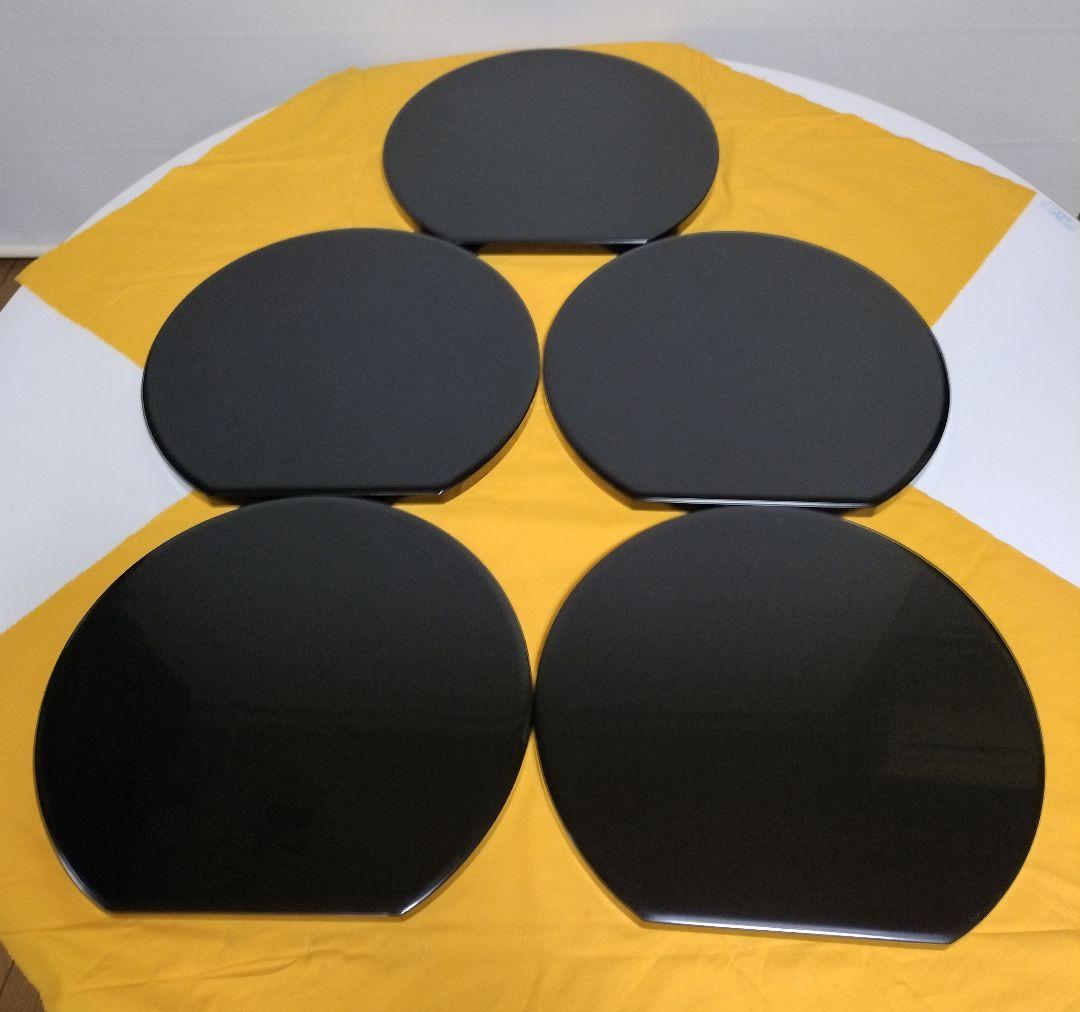 輪島塗　撫子沈金　卓上膳5客　作家もの　 三谷吾一