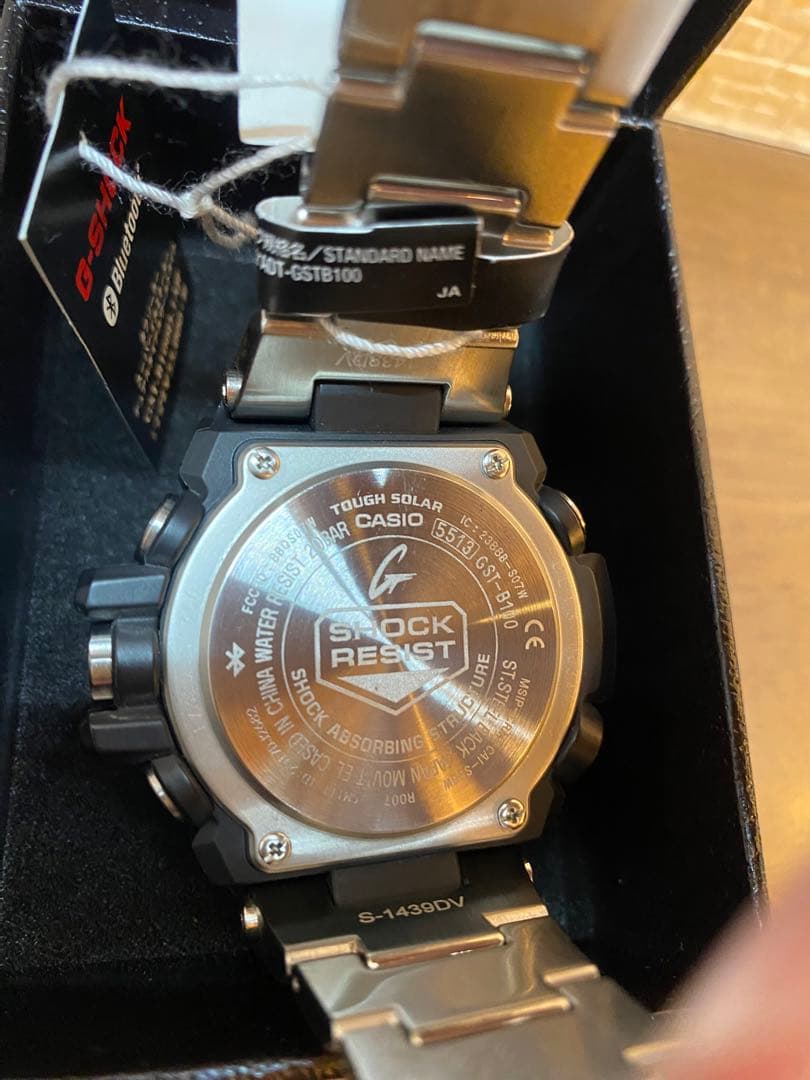 【コマ付極美品】G-SHOCK GST-B100D-1AJF Bluetooth