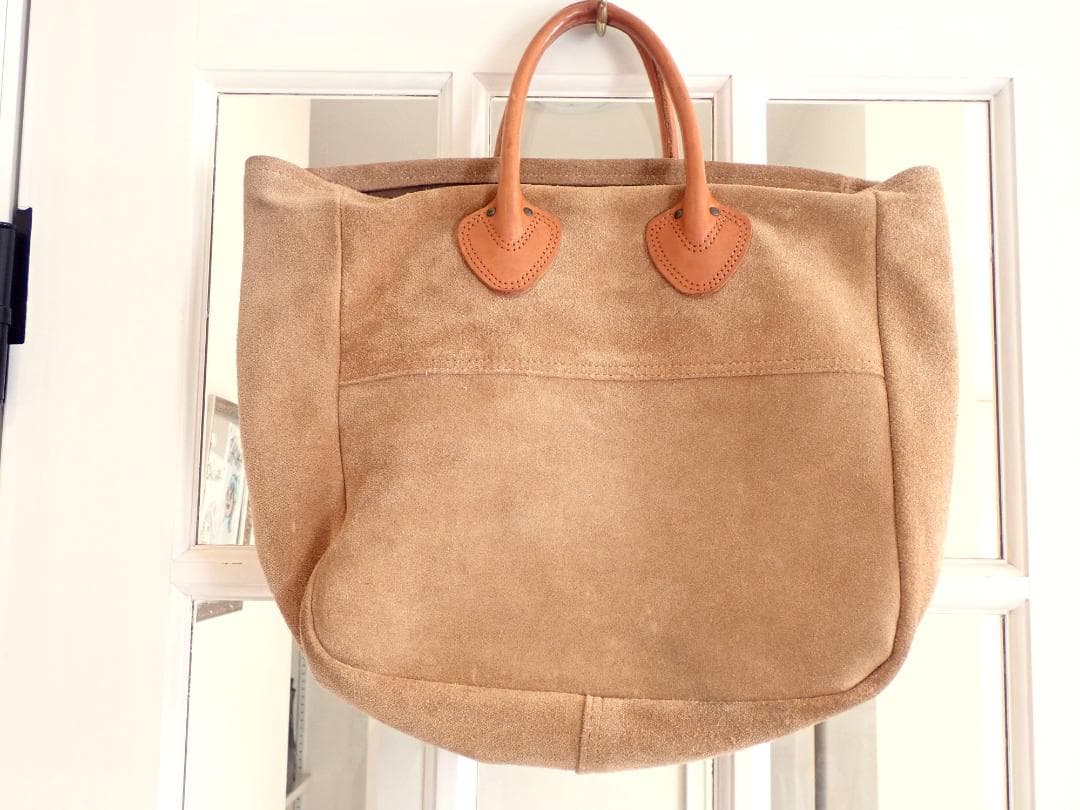 LABOUR AND WAIT スエード本革レザートートバッグ ヴィンテージ