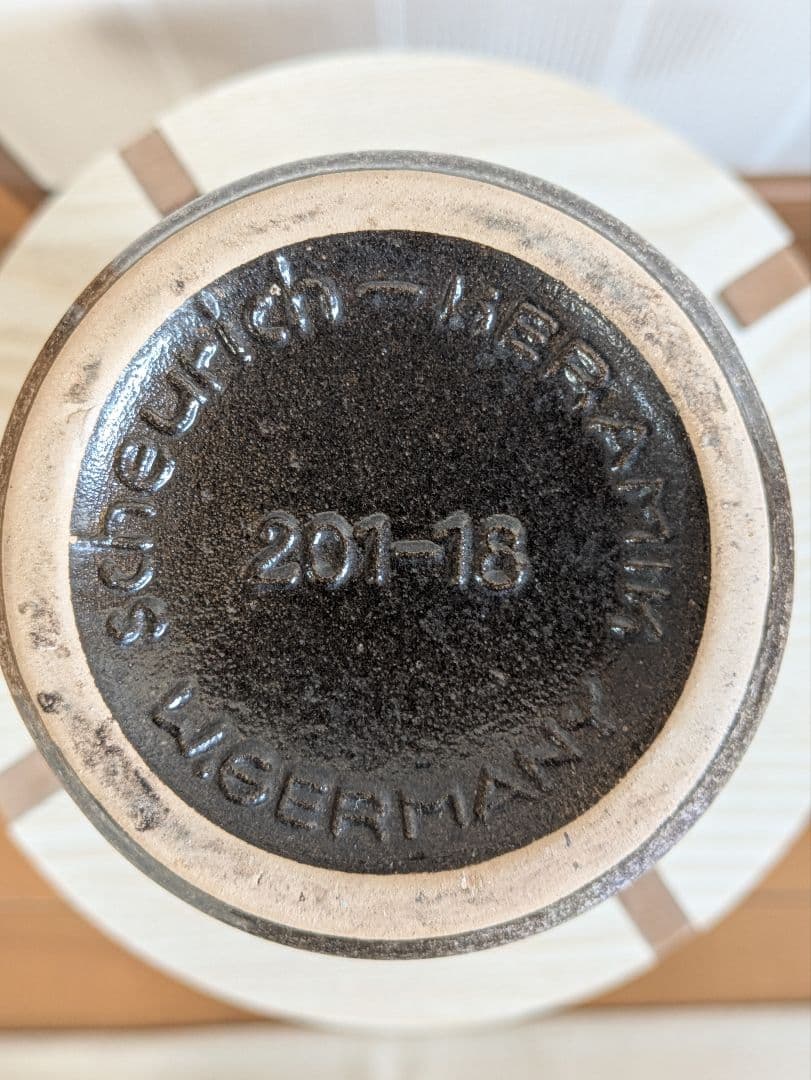 Scheurich シューリッヒジャーマンファット・ラヴァ 西ドイツ製 花瓶