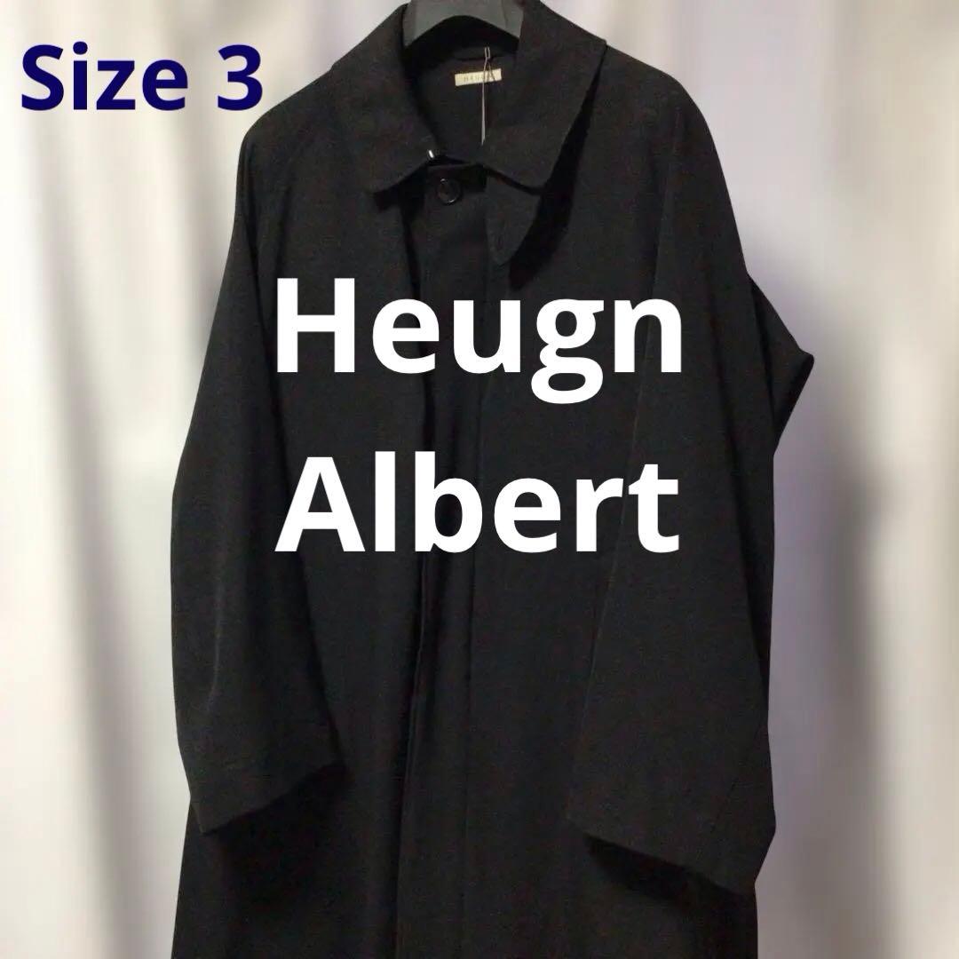 美品☆ 即日発送 HEUGN  ウールギャバジンステンカラーコート